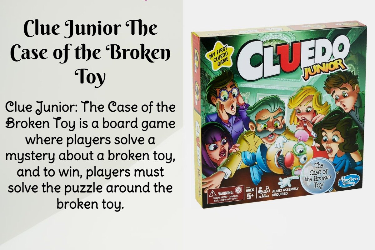Clue Junior The Case of the Broken Toy Rules & Instructions