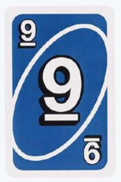 uno number card