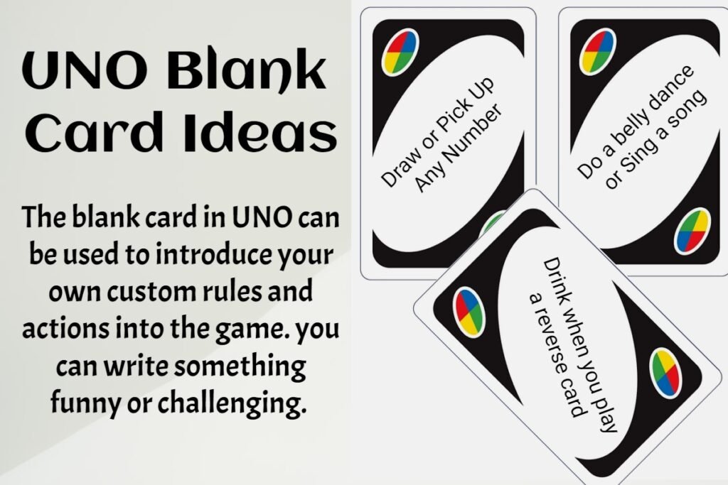 The UNO Blank Card (Wild Customizable Cards In UNO)