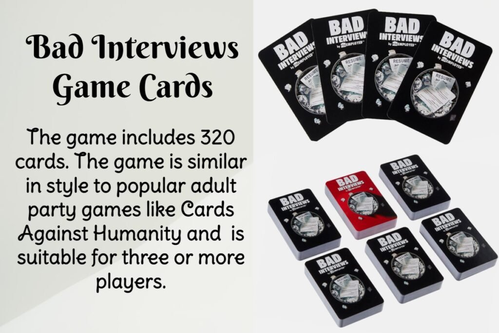 Bad Interviews Game Cards