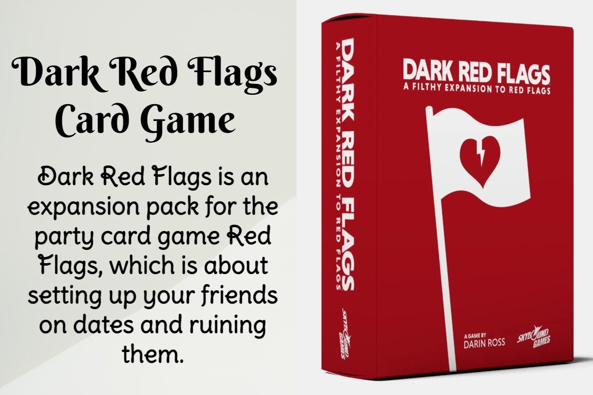 Dark Red Flags Rules & Cards - Miexto Card Games