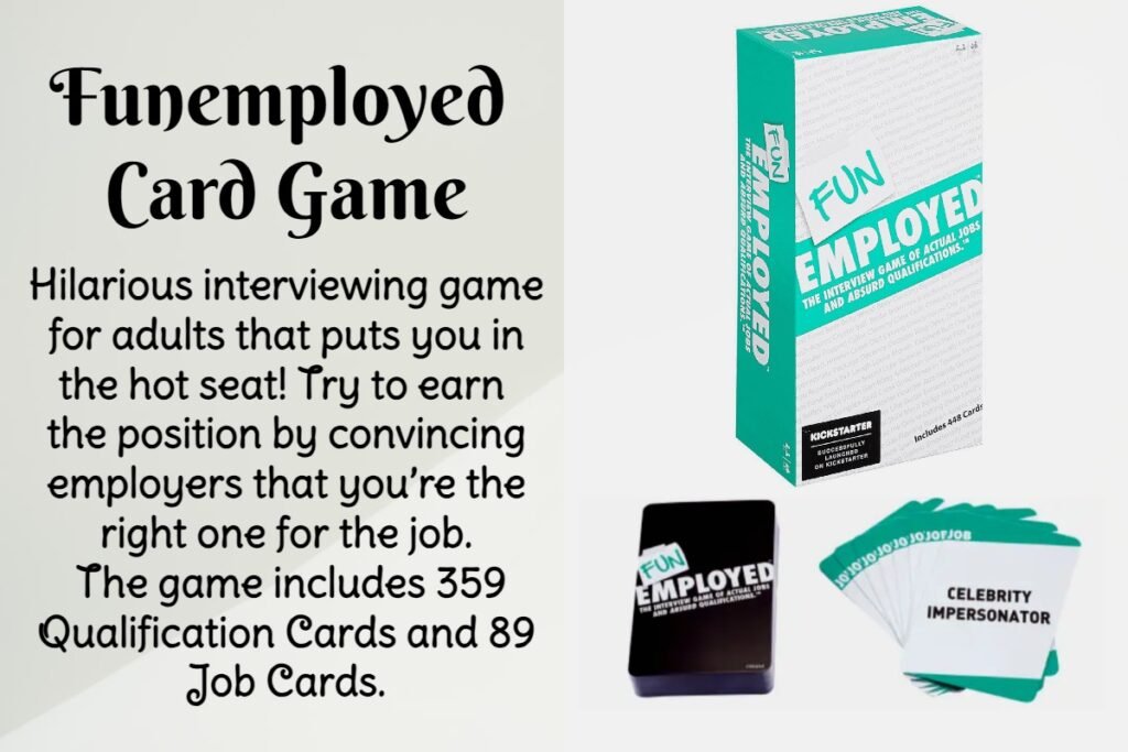 Funemployed Card Game by Mattel