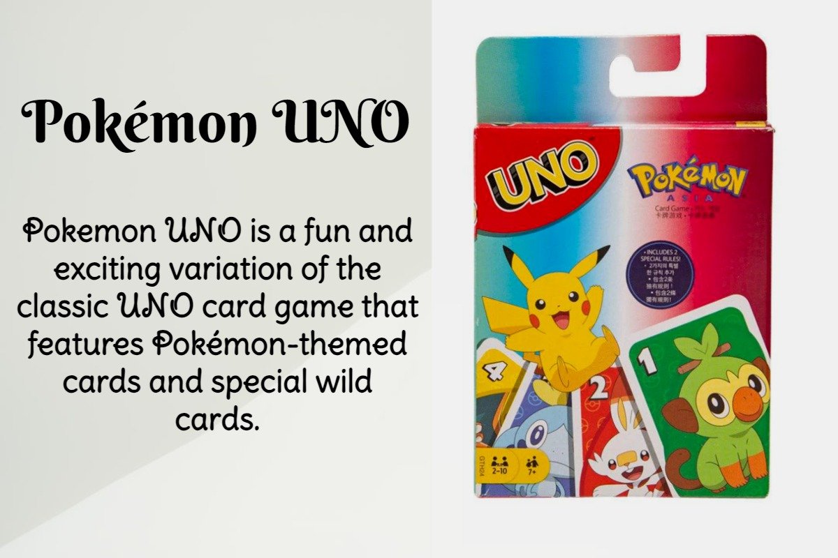 The Pokémon UNO Cards & Rules - Miexto Card Games