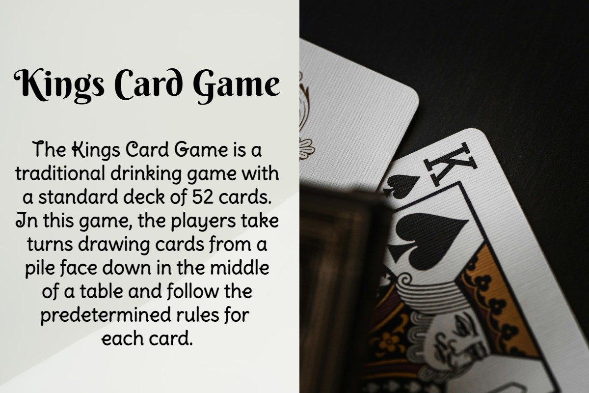 About The Kings Card Game Playing Cards With Drinking Miexto Games